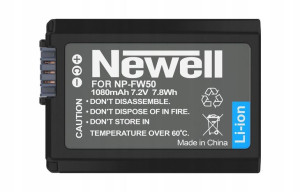 Akumulator Bateria Newell NP-FW50 do Sony SLT-A37 A7R II A6000 A6300 A7