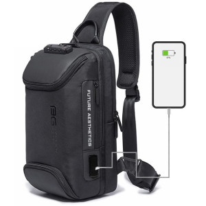 Plecak Miejski BANGE na Jedno Ramię TSA USB