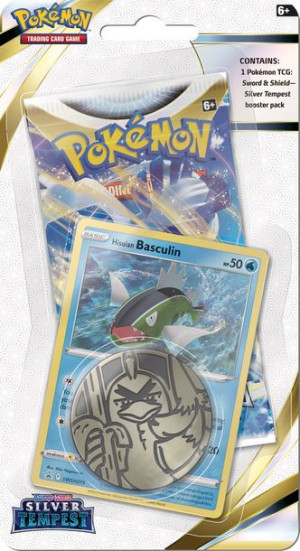Basculin promo karty POKEMON +booster +KOD ORYGINAŁ Checklane Blister Silve