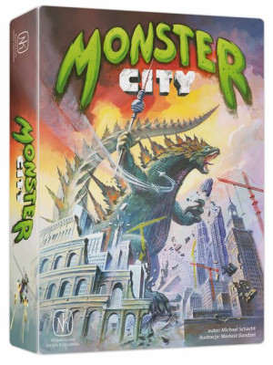 Monster City gra planszowa karciana potwory 8+