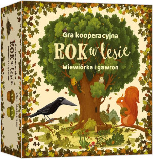 Rok w Lesie Wiewiórka i Gawron gra kooperacyjna 4+