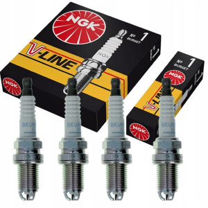4x Świece Zapłonowe Ngk V-line 24 Bkur6et-10 3045