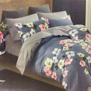 Pościel 100% satyna bawełniana 200x220 dwustronna CW-1141 Premium