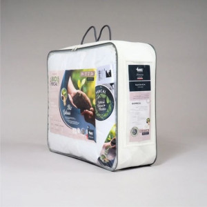 Kołdra Bio Percal 155x200 letnia 600g biała 100% bawełna AMZ