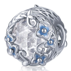 Charms Srebro - Kwiatowy Raj