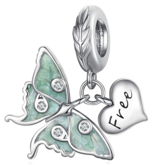 Charms Srebro -  Dyskretna Przyroda, Motyl