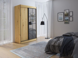 Szafa przesuwna OSLO II 120 dąb artisan