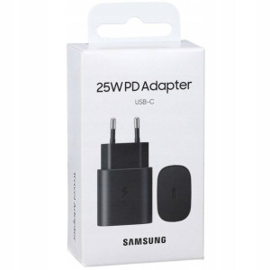 Oryginalna Ładowarka Samsung 25W Szybka PD Czarna