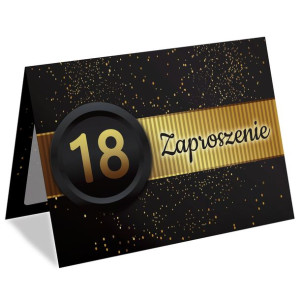 Zaproszenia na 18 Urodziny Osiemnastkę A6wz62