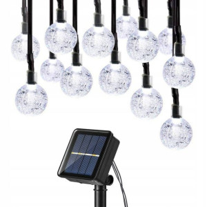 Girlanda Solarna KRYSZTAŁOWE KULE 12m 60 LED