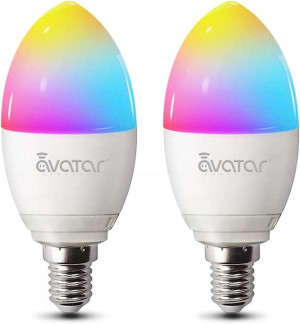 Inteligentna żarówka LED E14 Wi-Fi 5W 2800K 2szt