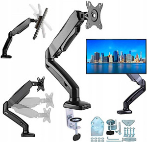 Biurkowy Obrotowy Uchwyt Monitora Lcd Gazowy 13-27