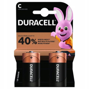 2x Bateria Duracell Basic C Lr14 1.5v Alkaliczna