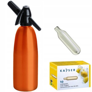 Saturator Wody Gazowanej Sodowej Syfon + 50 Naboi