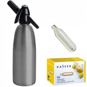 Saturator Wody Gazowanej Sodowej Syfon + 50 Naboi