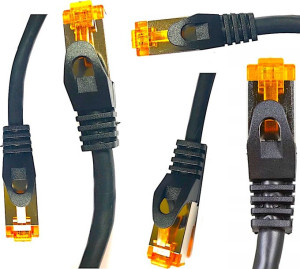 Kabel Sieciowy Lan Ethernet Rj45 Sftp Cat6a 1,5m