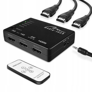 Switch 5x Hdmi Przełącznik Rozdzielacz Ultra Hd 4k