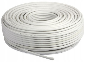 Kabel antenowy koncentryczny TV/SAT RG6-U 100m