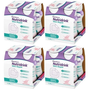Nutridrink Skin Repair, smak truskawkowy, zestaw 16x200 ml
