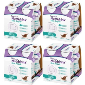 Nutridrink Skin Repair, smak czekoladowy, zestaw 16x200 ml