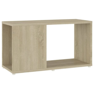Szafka pod TV, dąb sonoma, 60x24x32 cm, płyta wiórowa
