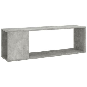Szafka pod TV, szarość betonu, 100x24x32 cm, płyta wiórowa