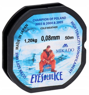Mikado Żyłka Podlodowa Eyes Blue Ice # 0,14mm/50m
