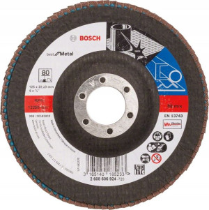 Bosch Lamelka Wygięta Granulacja 80 125mm
