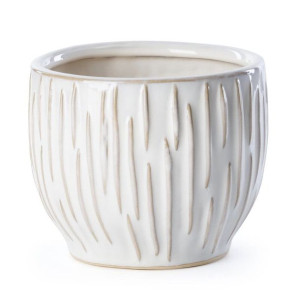 Donica Doniczka Ceramiczna 13x11cm Kremowa 2szt.