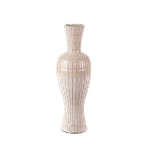Wazon Dekoracyjny 16x48cm Kremowy