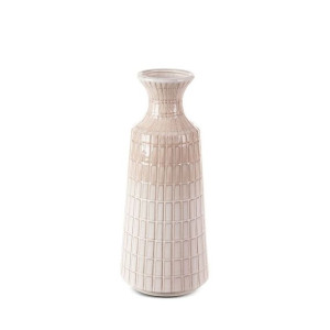 Wazon Dekoracyjny 16x40cm Kremowy