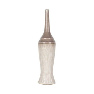 Wazon Dekoracyjny 16x66cm Kremowy