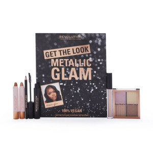 Get The Look: Metallic Glam Makeup Set zestaw Shimmer Shadow Stick Glam
