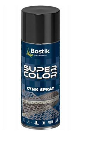 Cynk w aerozolu BOSTIK SUPER COLOR 0,4L