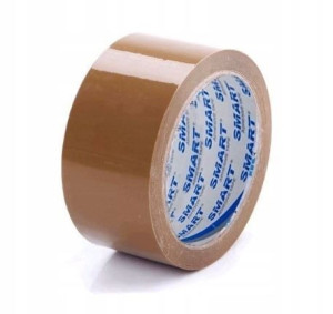 Taśma pakowa 48mm x 66 brązowa SMART kauczuk