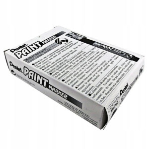 Marker olejowy PENTEL MMP20 czarny 2-3mm okr. 12 s