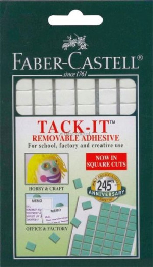 Masa mocująca FABER-CASTELL Tack-it 50g 25 szt.