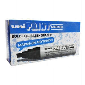 Marker olejowy UNI PX-30 czarny 4-8,5mm ścięty 6 s