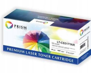 Toner żółty, zamiennik PRISM LEXMARK CS317
