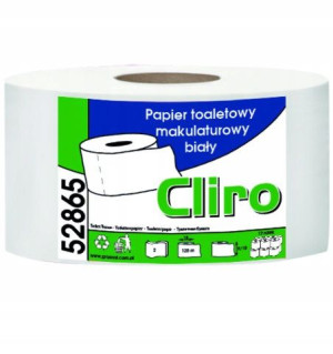 Papier toaletowy Jumbo CLIRO 12szt. 52865 biały