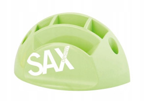 Przybornik na biurko Sax design jasnozielony