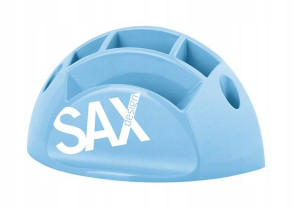 Przybornik na biurko Sax design jasnoniebieski