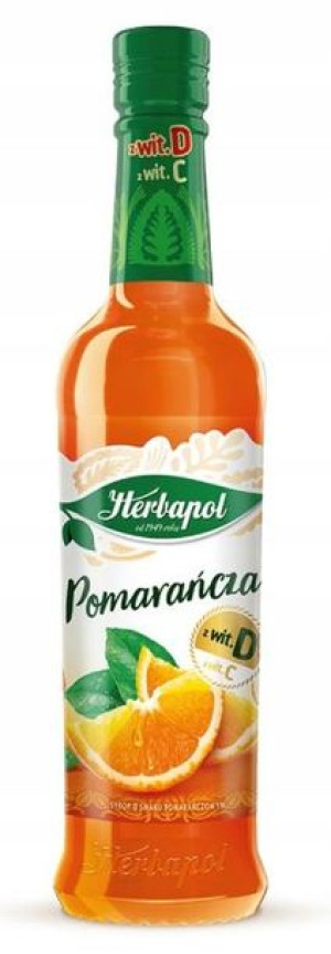 Syrop Herbapol Owocowa Spiżarnia pomarańcz 420ml