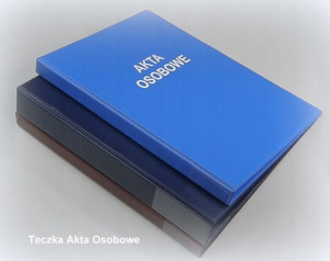 Segregator do akt osobowych 3cm LEDAR czarna