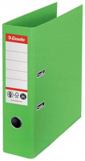 Segregator A4 ESSELTE No.1 CO2 75mm zielony