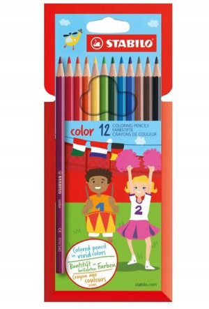 Kredki ołówkowe STABILO COLOR 12 kolorów