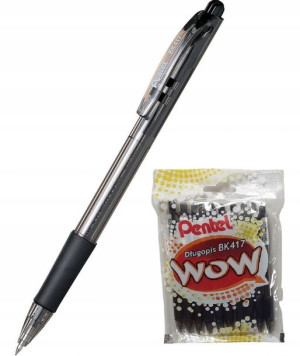 Długopis automatyczny PENTEL BK417 czarny 10 szt.