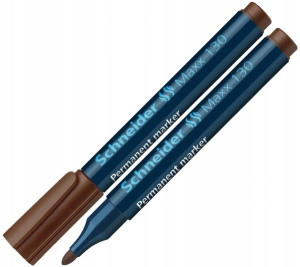 Marker permanentny Schneider 130 brązowy
