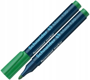 Marker permanentny Schneider 130 zielony okr.