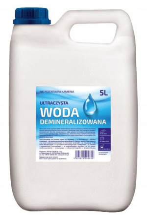 Woda demineralizowana 5l